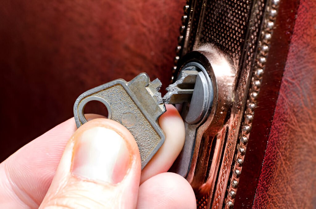 how to get a broken key out of a lock