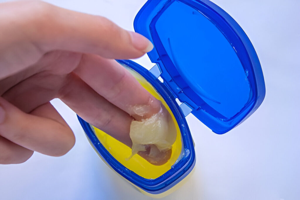 how to get vaseline out of clothes