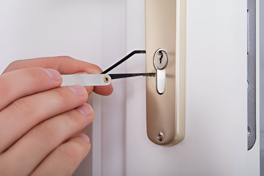 how to unlock a door with a bobby pin