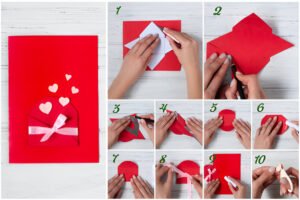 how to make a gum wrapper heart