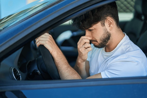 how to get gas smell out of car