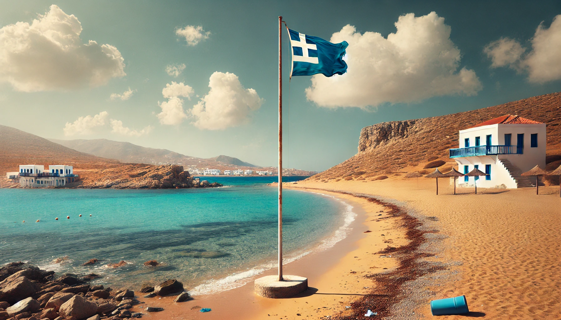 blue flag greek beaches lost