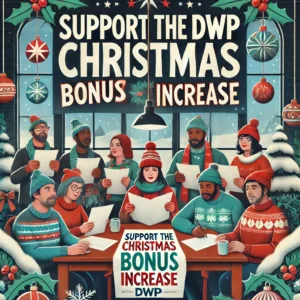 dwp christmas bonus increase petition