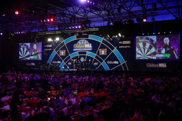 what time is the darts final