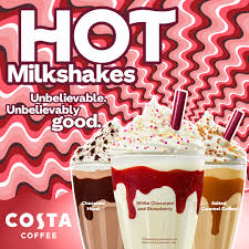 costa coffee hot milkshakes